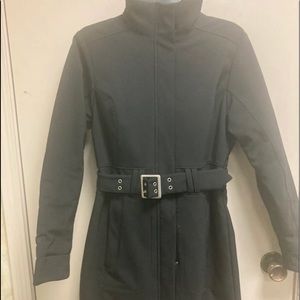 Northface Belted Car Coat length belted jacket-coat